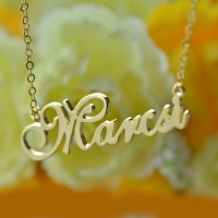 40% Off Personalized Gold Nameplate Necklace