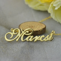 40% Off Personalized Gold Nameplate Necklace