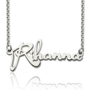 Celebrity Name Necklace Personalized