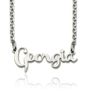 Cursive Name Necklace Personalized