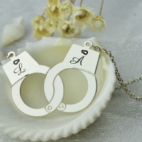 Handcuff Name Necklace