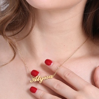 40% Discount Gold Custom Carrie Name Necklace