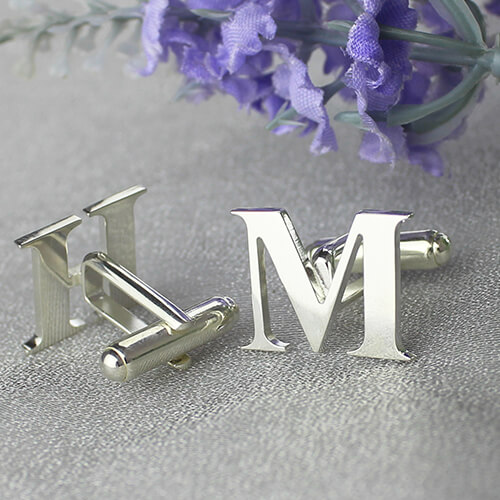 Personalized Initial Cufflinks