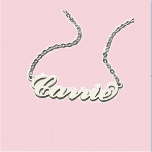 Personalized Name Necklace for Her Sterling Silver