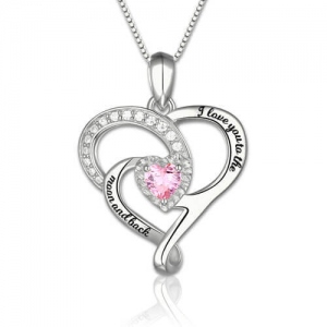 Mother I Love You Necklace Sterling Silver